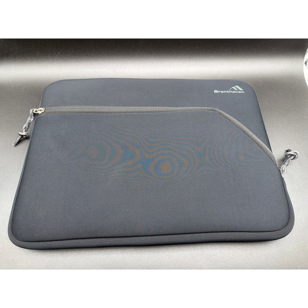 Brenthaven Laptop Sleeve Case Gray Padded Zipper MacBook Tablet 14.75" x 11.8"